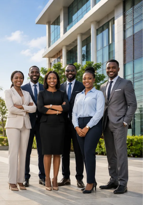Colleagues together in a workplace setting